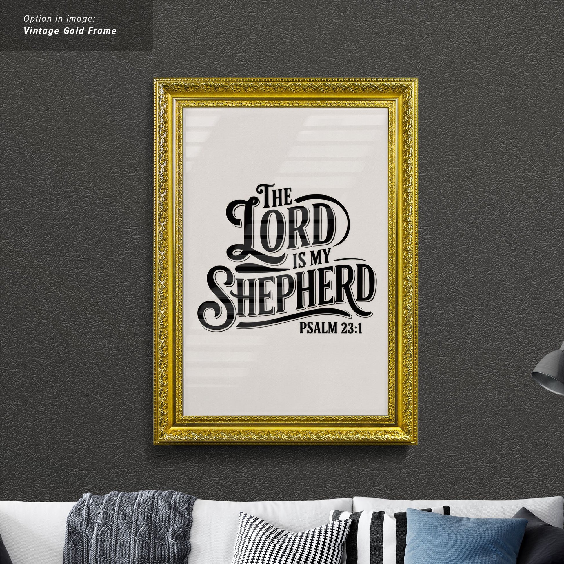 ypography of Psalm 23:1