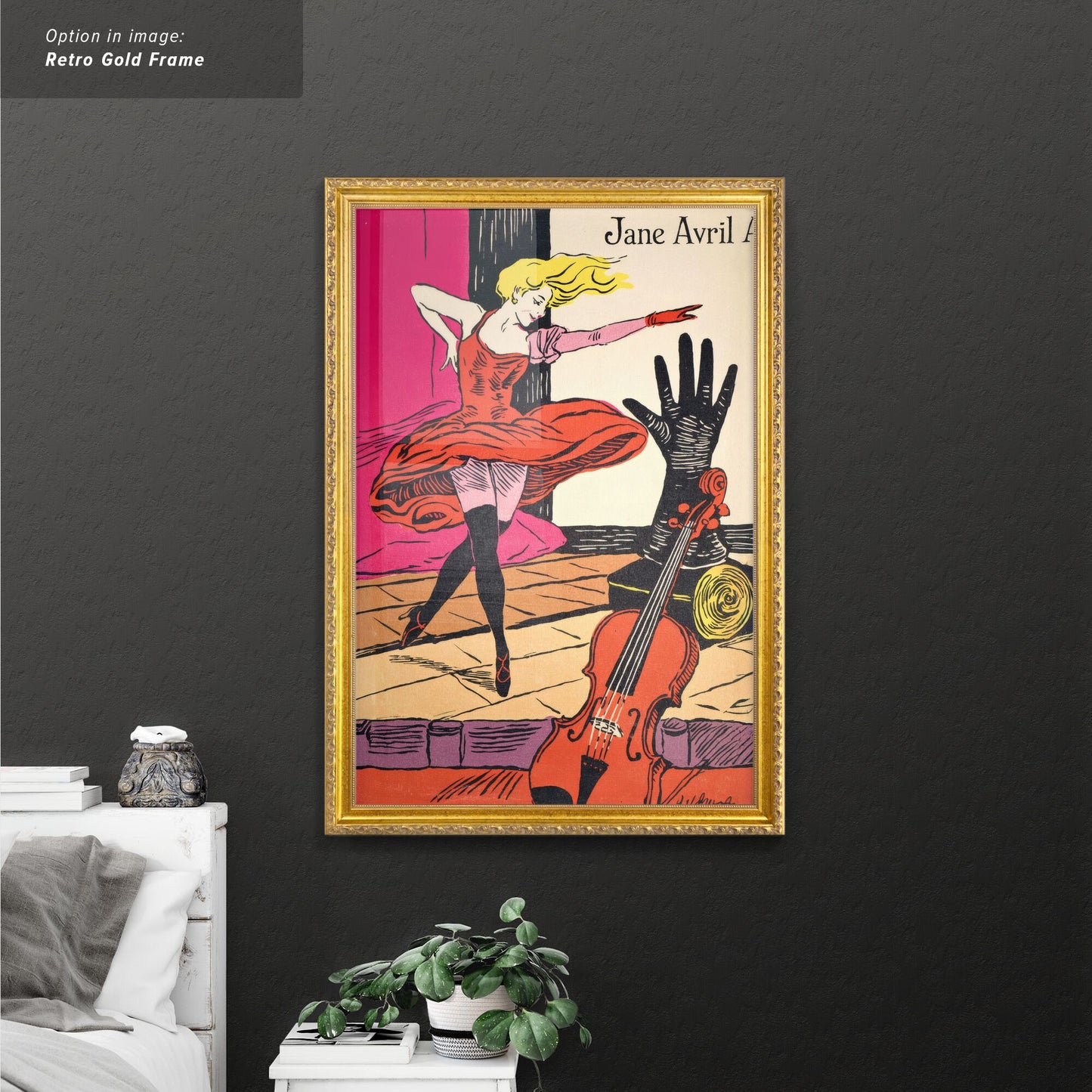 Jane Avril - Dance Performance Illustration