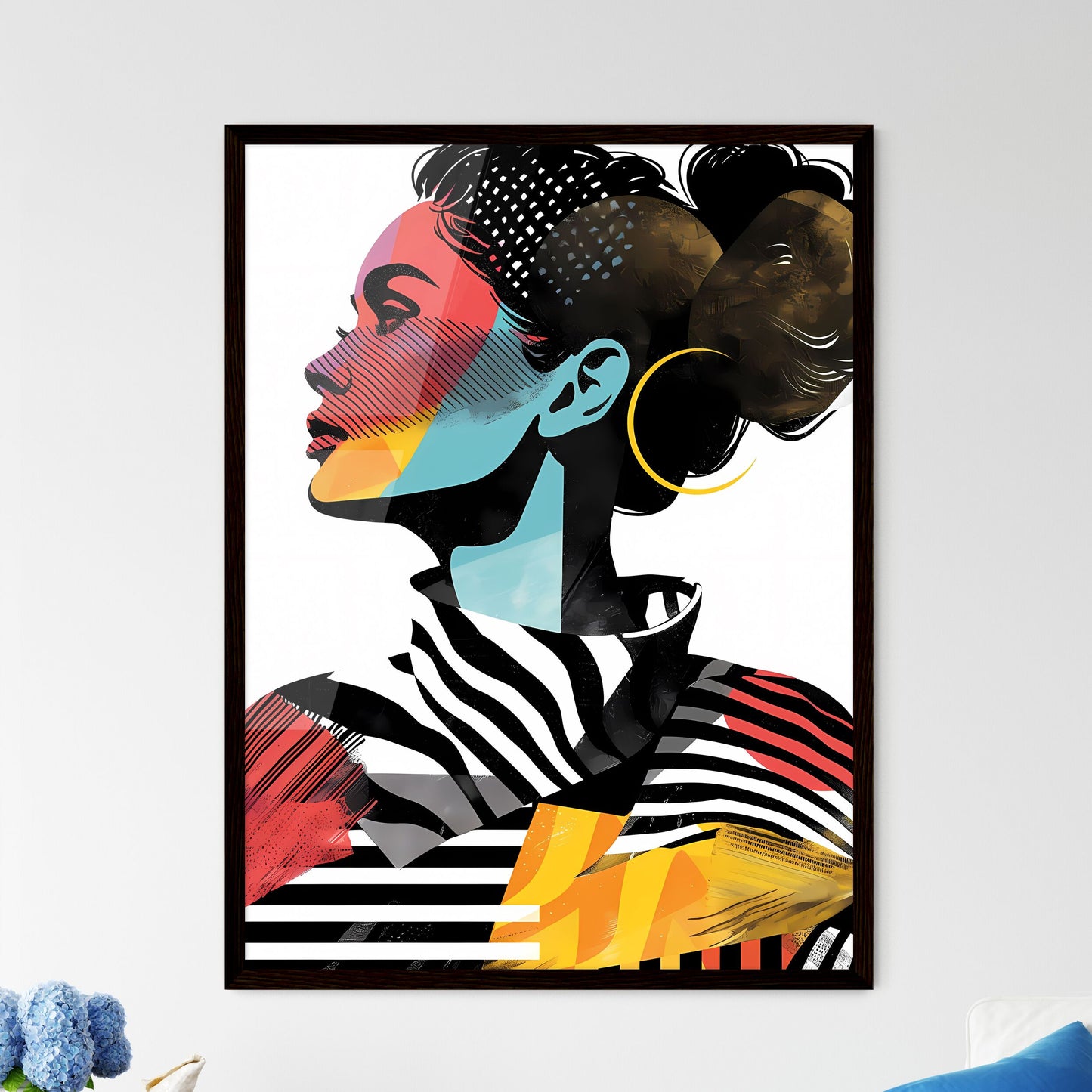 Minimalist Digital Art - Framed Art Print