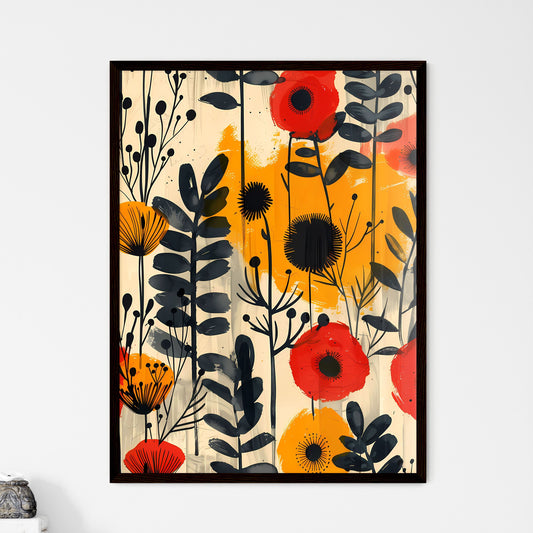 Bohemian Seamless Pattern Digital Paper - Vi - Framed Art Print