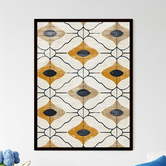 Vibrant Minimalist Abstract Painting Wall Ar - Framed Art Print