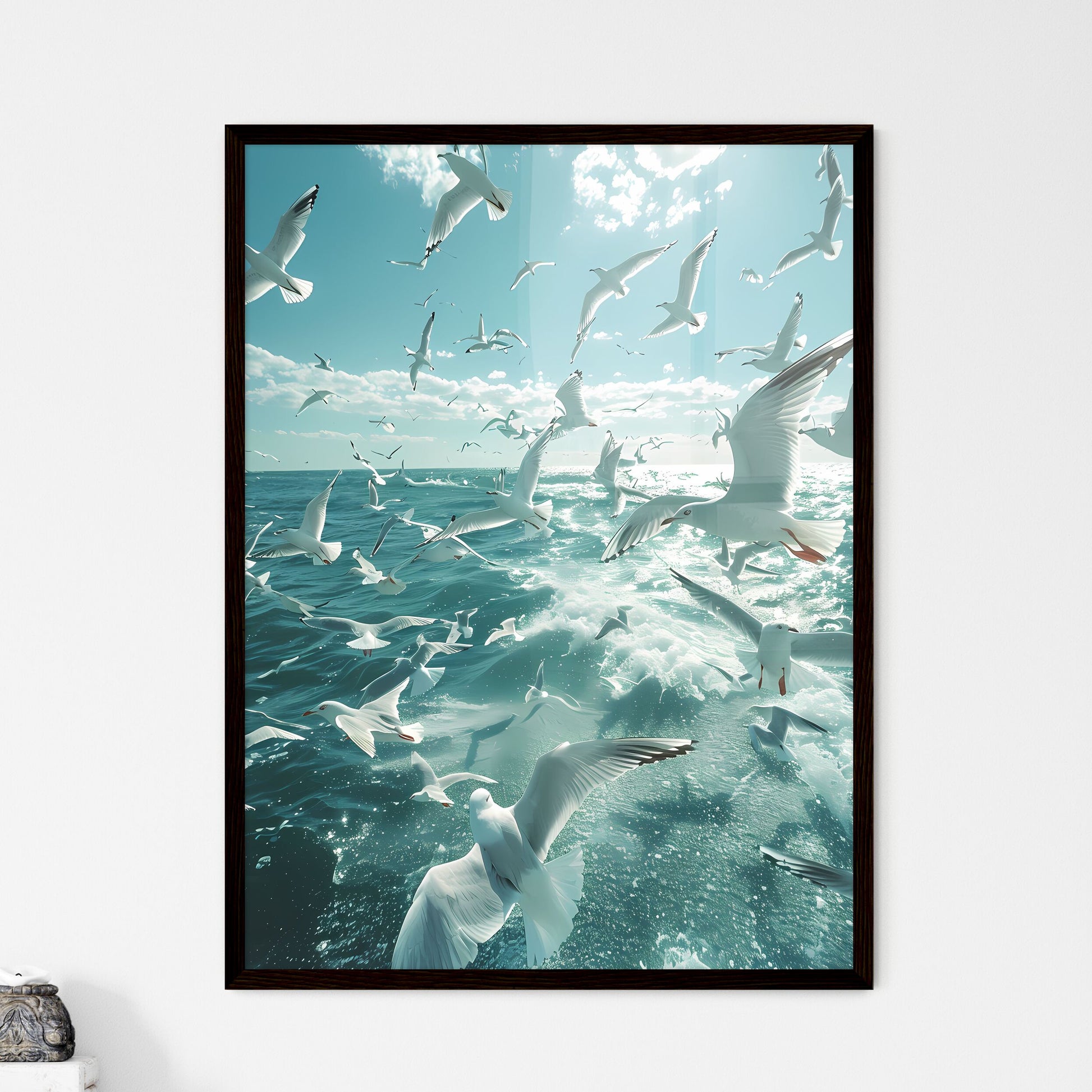 Vibrant Seascape Painting: Co Wall Art