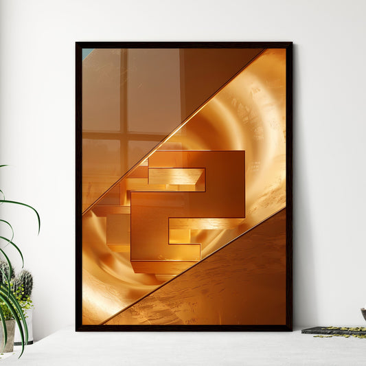 Golden Ratio Abstract Painting - Framed Art Print