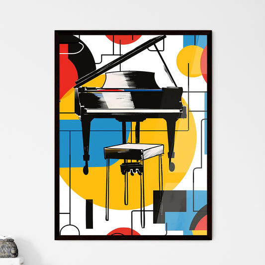 Vibrant 1960s Moderncore Indiecore Painting - Framed Art Print