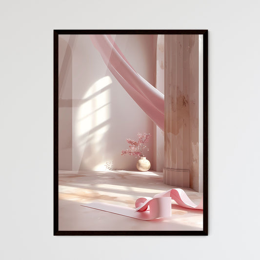 Modern art painting abstract light backgroun - Framed Art Print