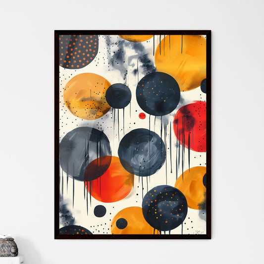 Colorful Doodle Pattern - Framed Art Print