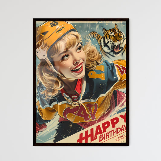1960s Vintage Advertising: Happy Birthday Packaging with Blonde Princess, Ice Hockey, & Flying Tiger Default Title