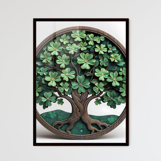 Welcome sign for St - Framed Art Print