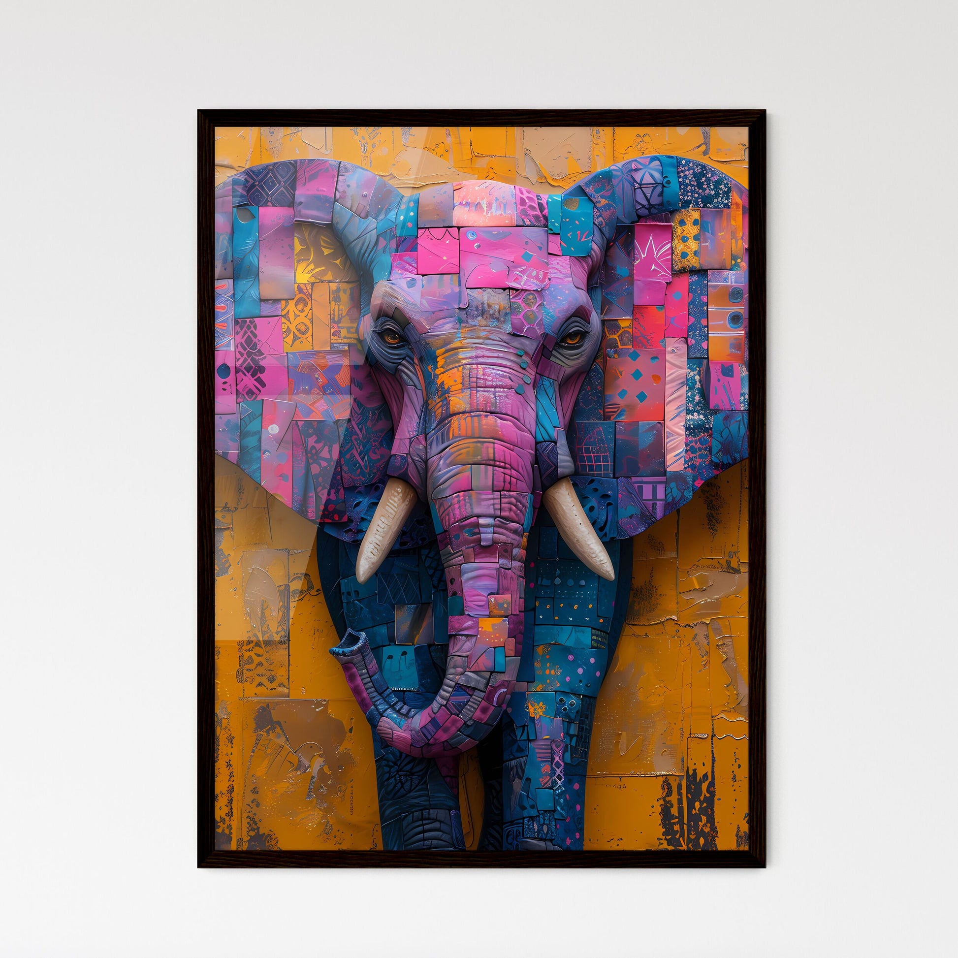 Abstract African Art: Vibrant Wall Art