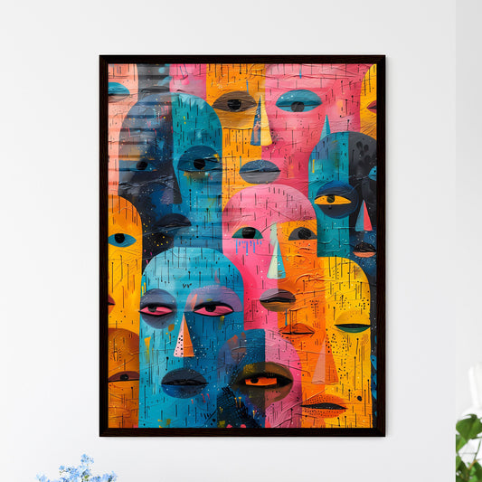 Abstract African Art - Framed Art Print