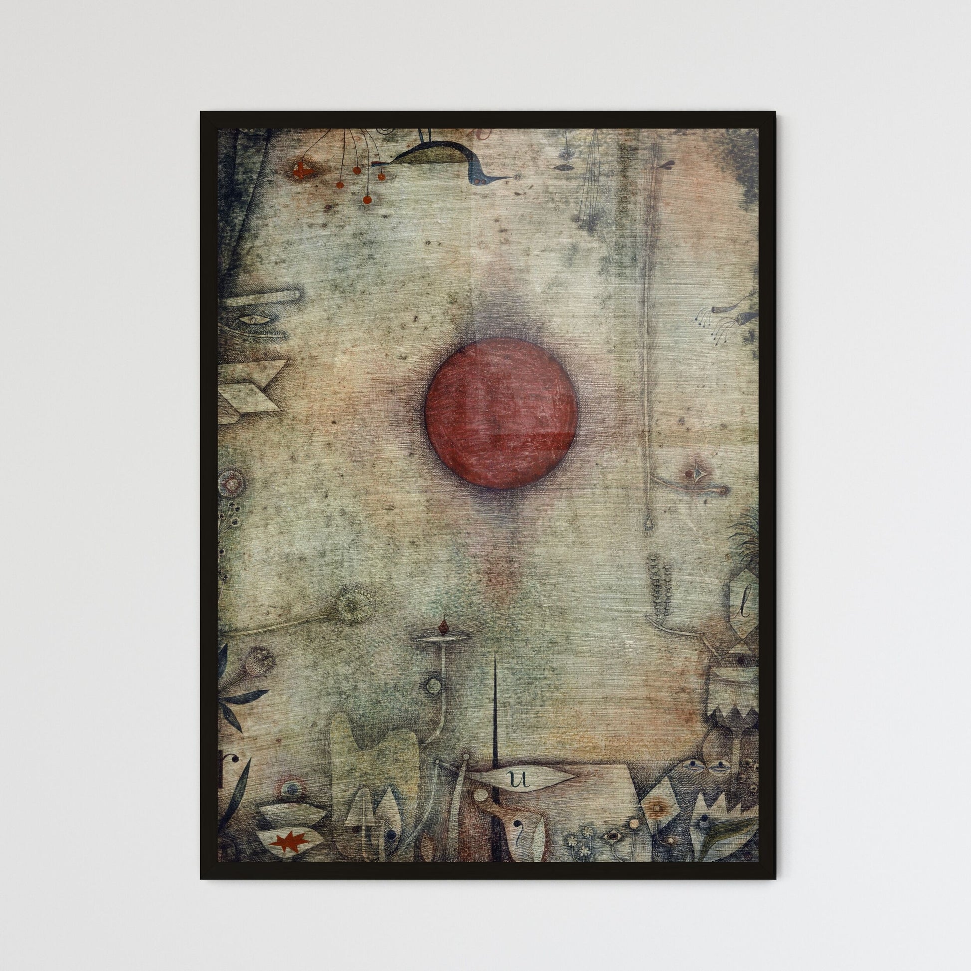 Ad marginem – Paul Klee Framed Art Print