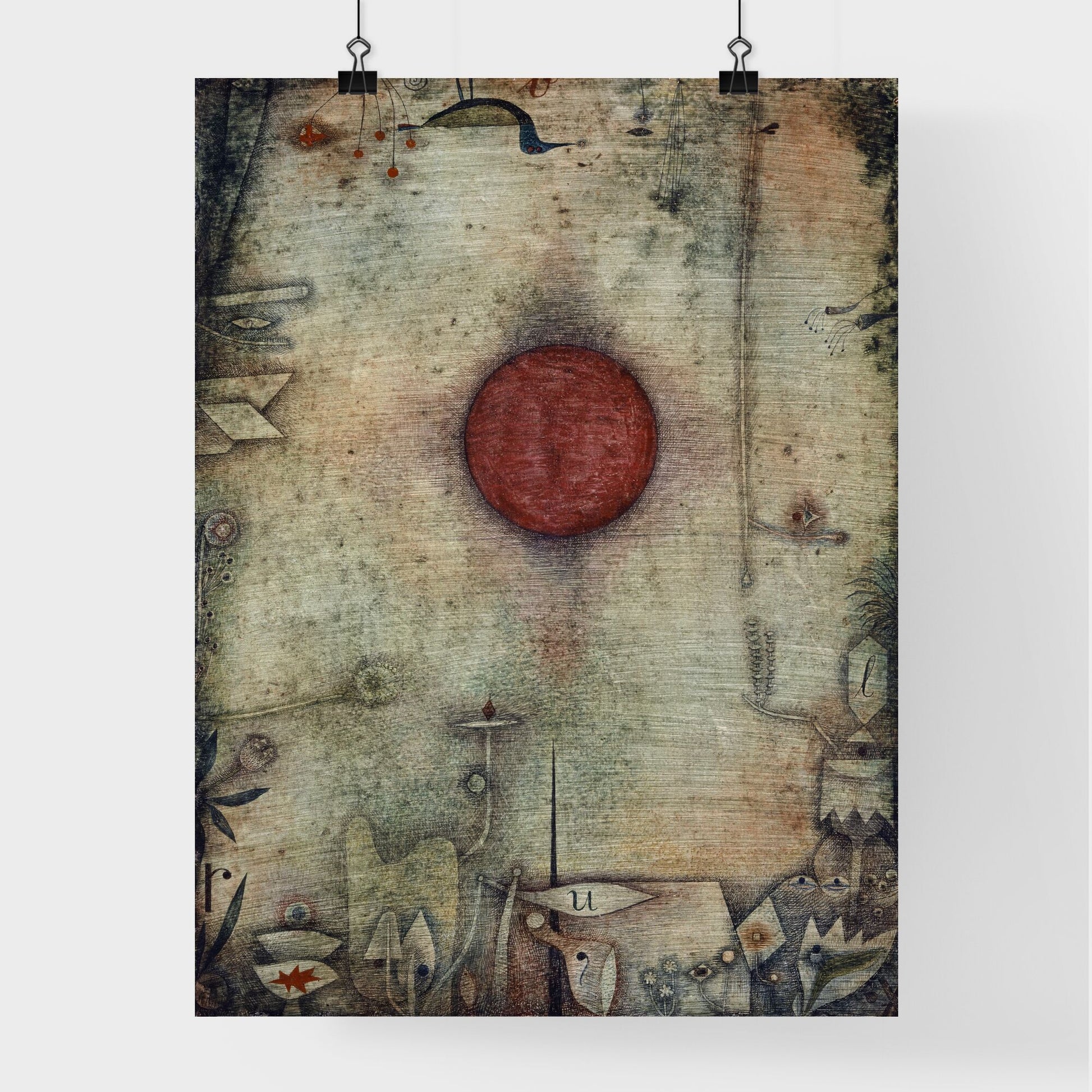 Ad marginem – Paul Klee Poster