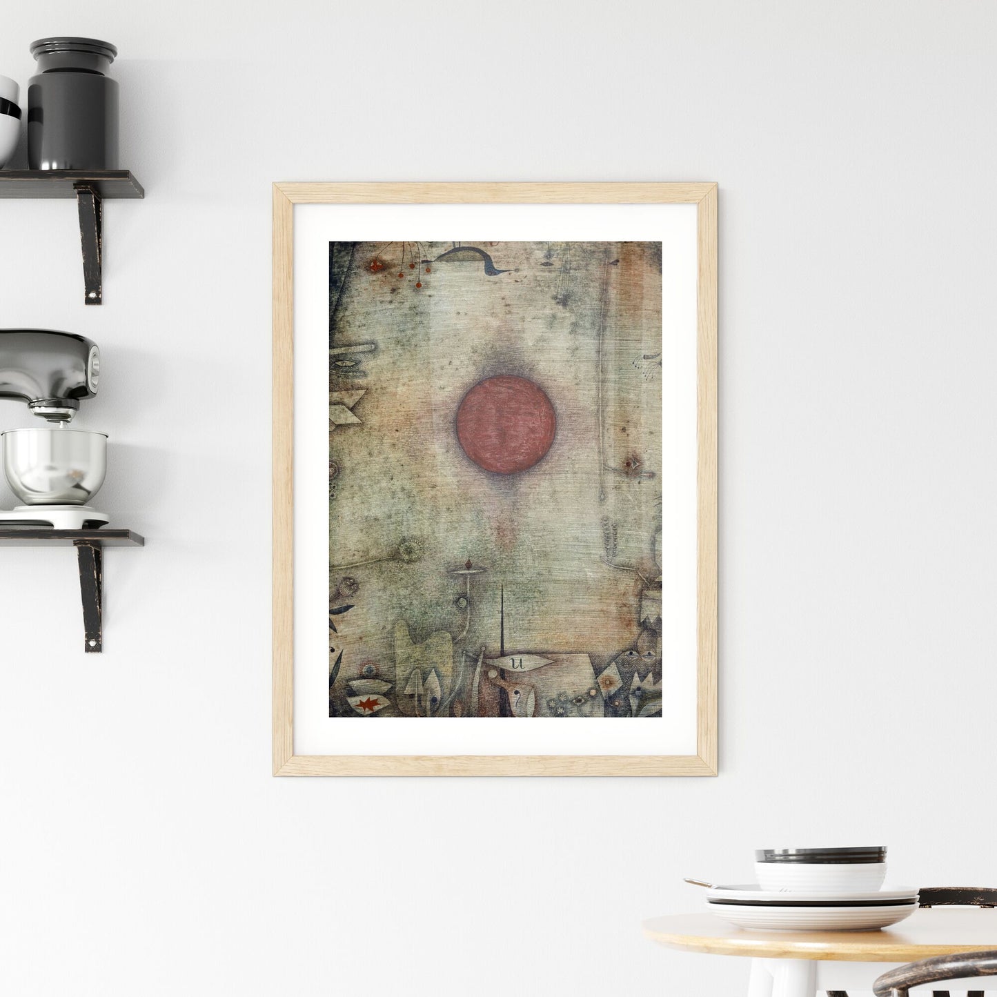 Framed Print of Ad marginem – Paul Klee