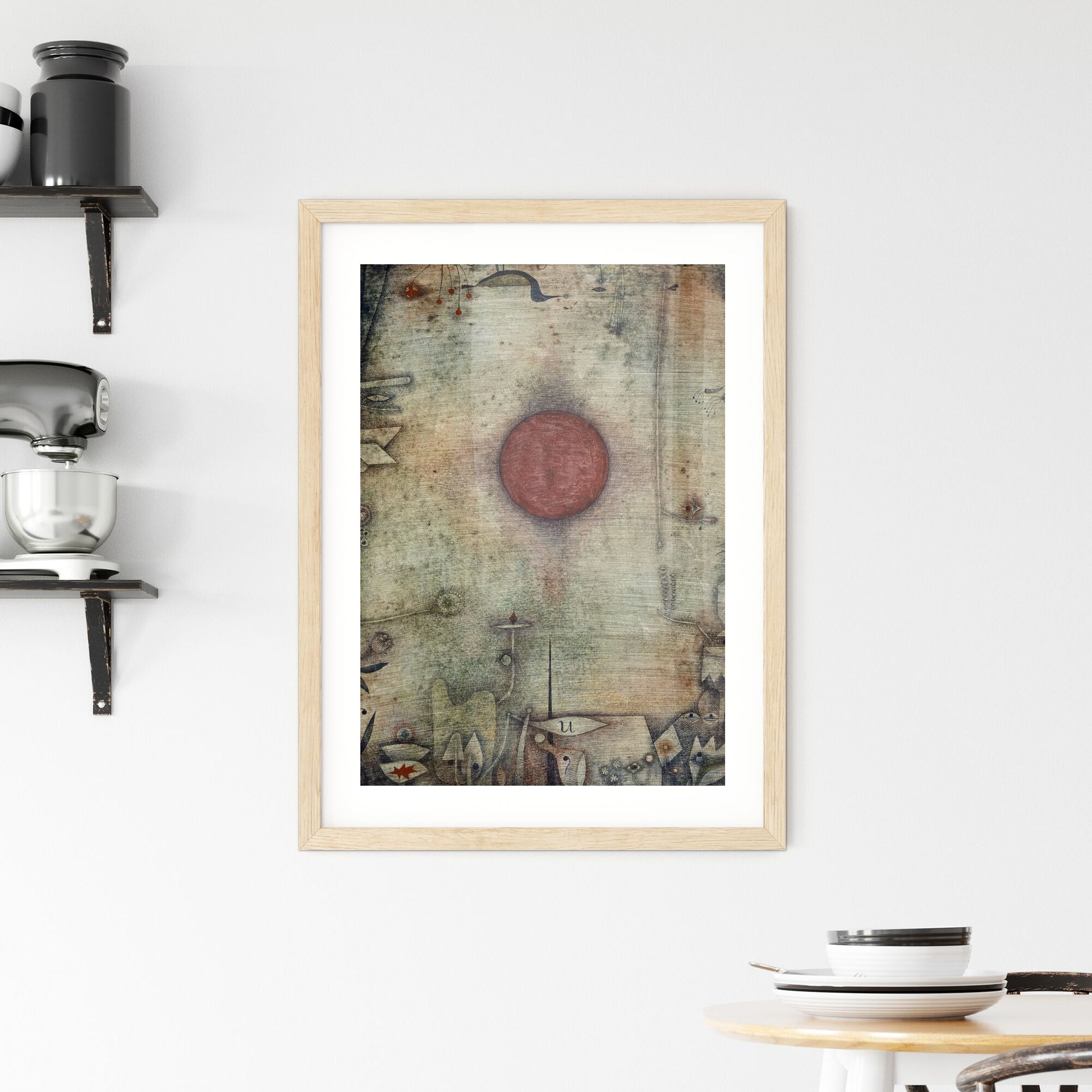 Framed Print of Ad marginem – Paul Klee