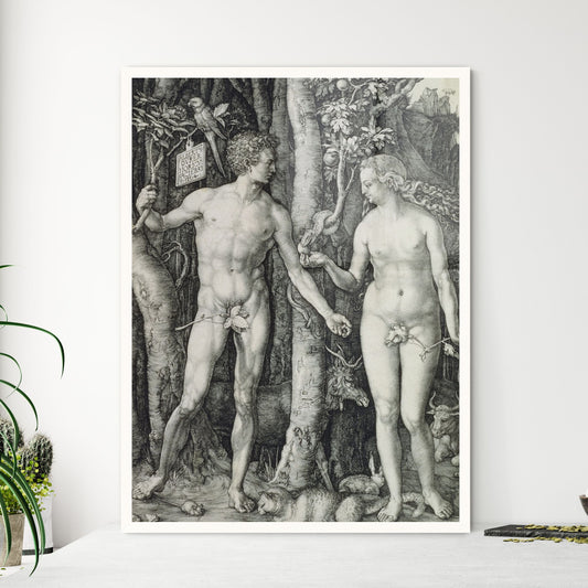 Adam and Eve by Albrecht Dürer Art Print