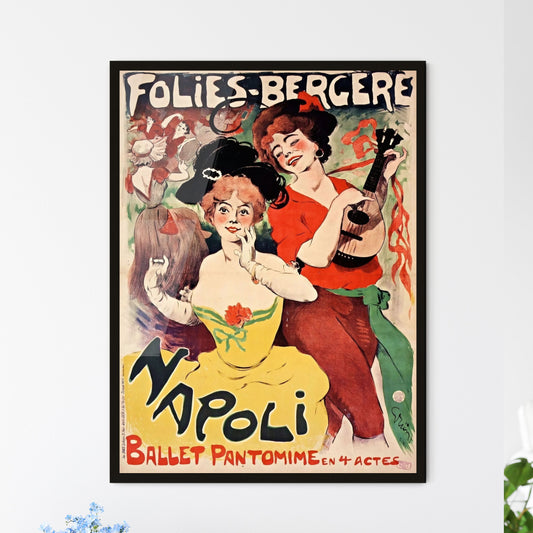 Advertising for Napoli by Jules-Alexandre Grün Framed Art Print