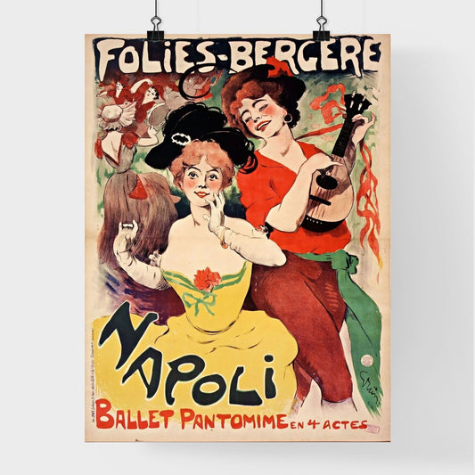 Advertising for Napoli by Jules-Alexandre Grün Poster