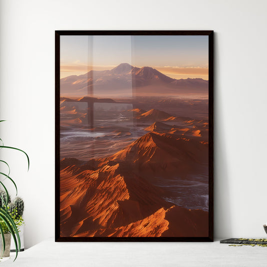 Aerial Artistic Landscape - Framed Art Print