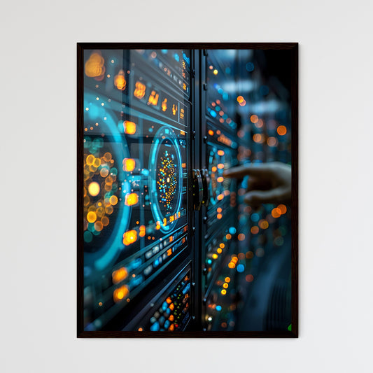 Vibrant AI Technology Integration Canvas Art - Framed Art Print