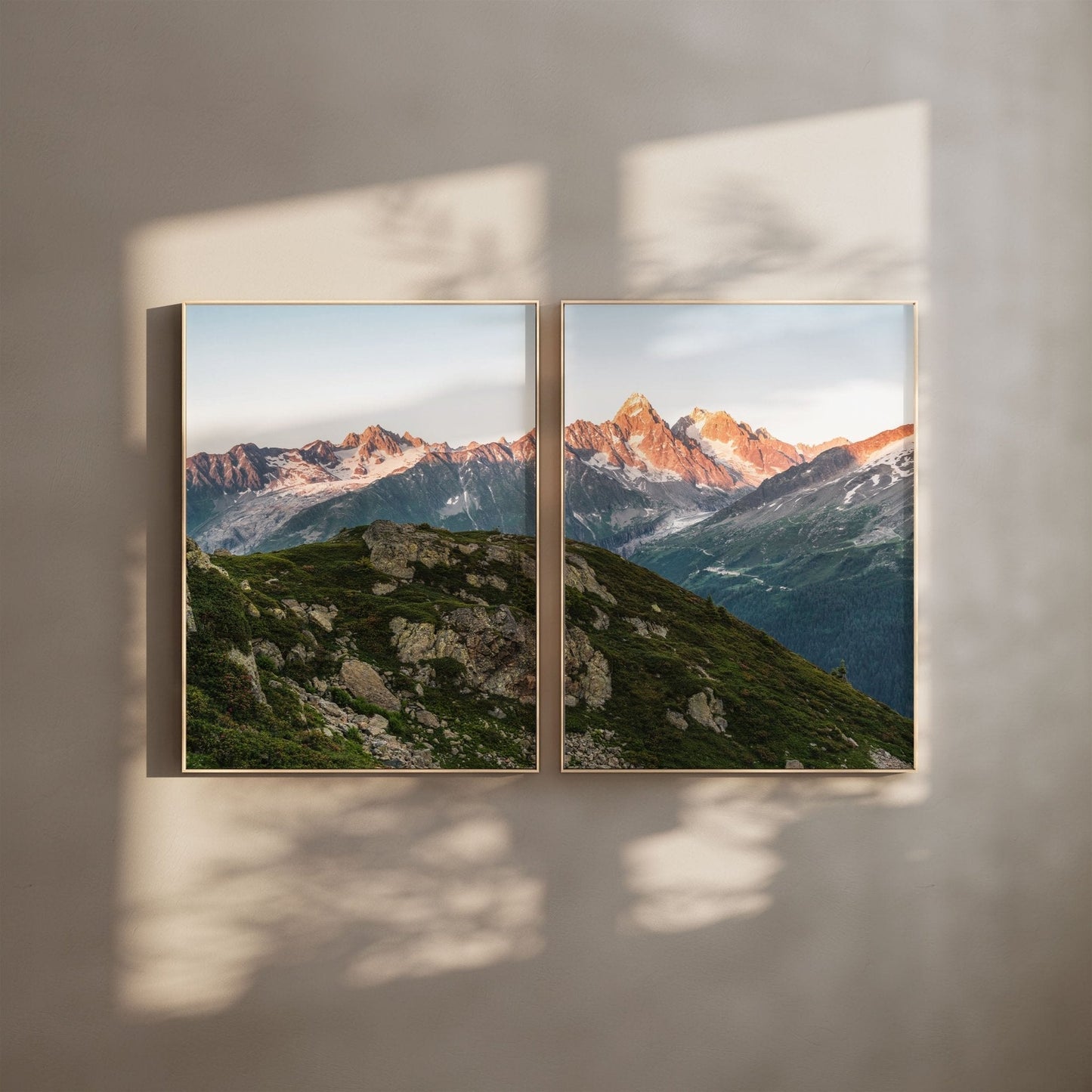 Aiguille du Chardonnet Sunrise Photography Print - Mountain Wall Art