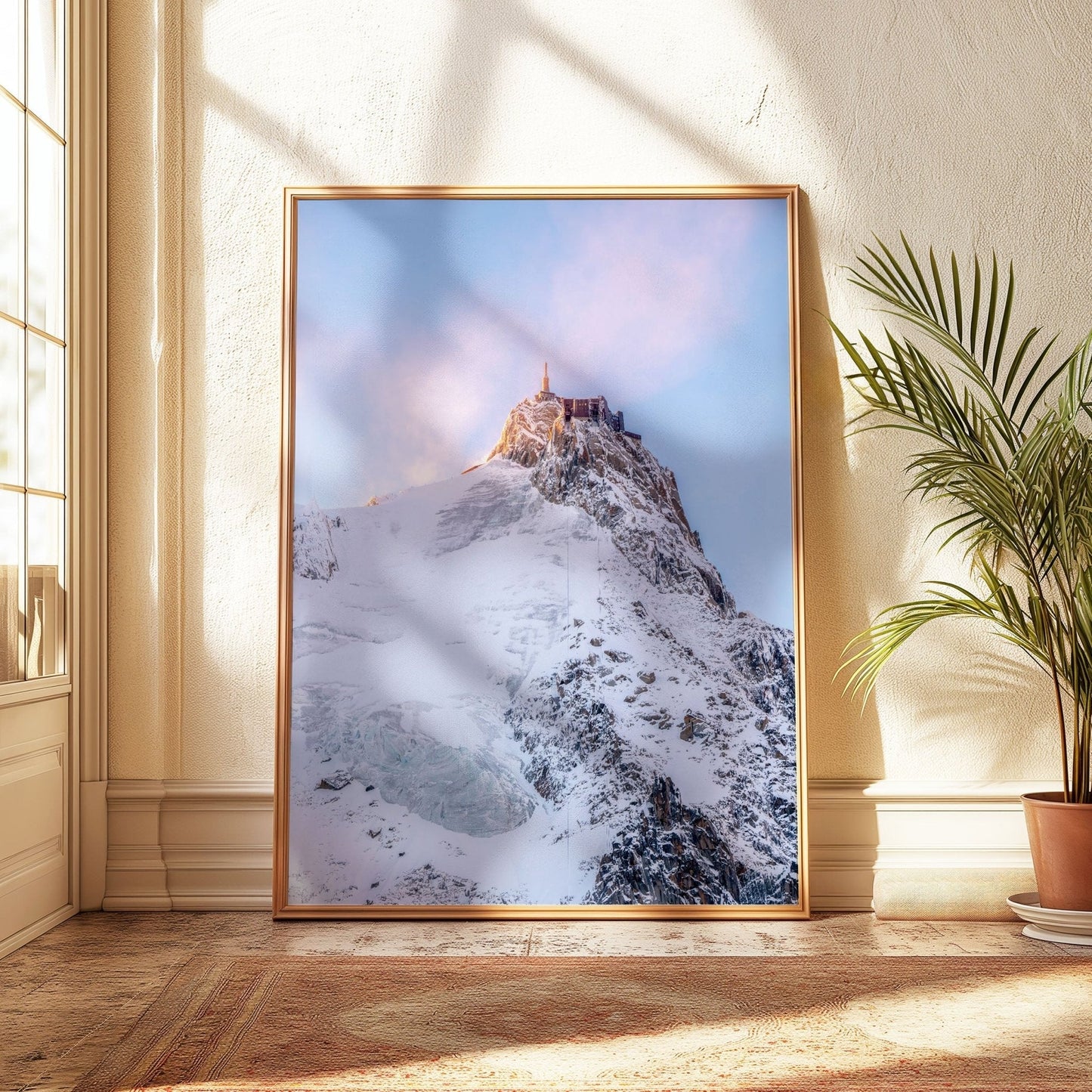 Aiguille du Midi - Les Drus - Aiguille du Chardonnet at Sunset