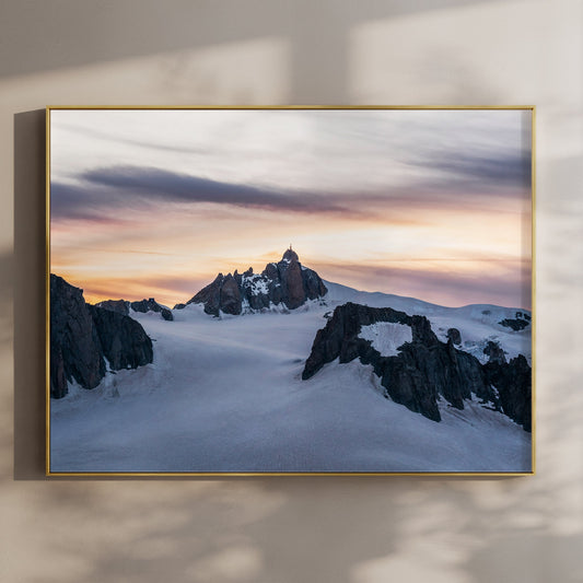 Aiguille du Midi Sunset Print – Chamonix Wall Art
