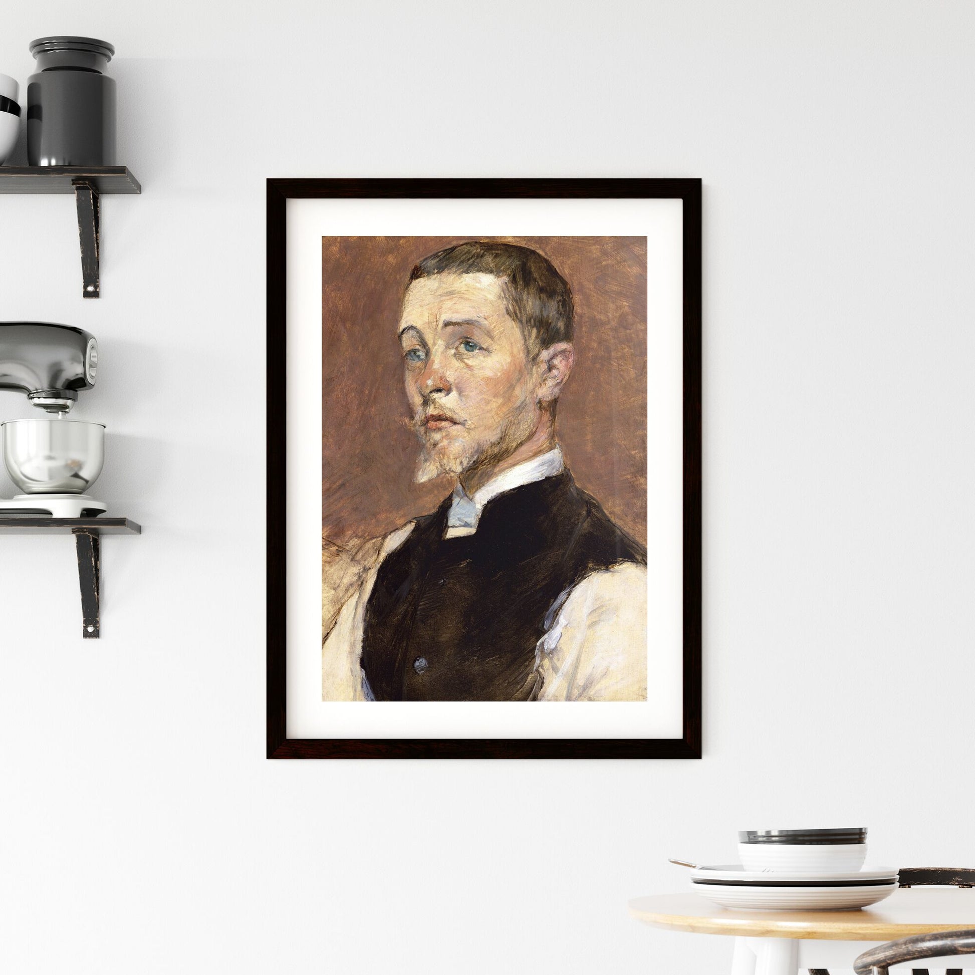 Framed Print of Albert (René) Grenier – Henri de Toulouse-Lautrec