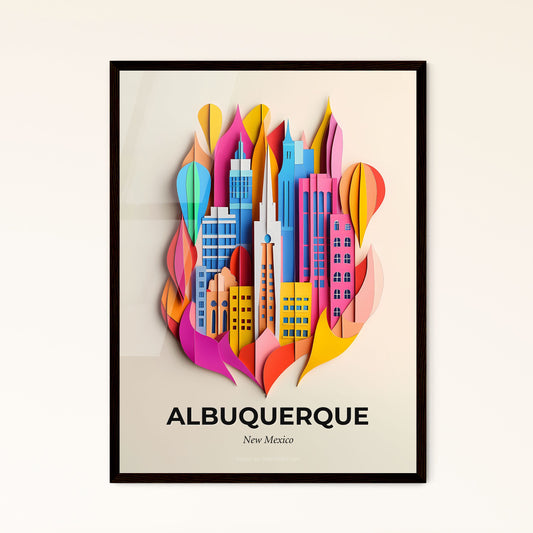 Vivid Albuquerque, New Mexico - a city with a lot of buildings on it