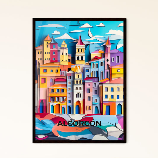 Vivid Alcorcón, Spain, Papercut Print