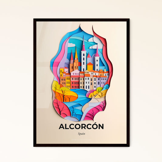 Vivid Alcorcón, Spain, Papercut Print