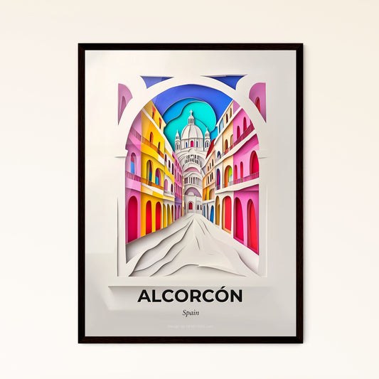 Vivid Alcorcón, Spain, Papercut Print