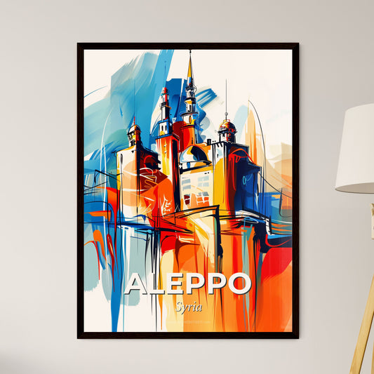 Vibrant Aleppo, Syria - A Painting Of A Building