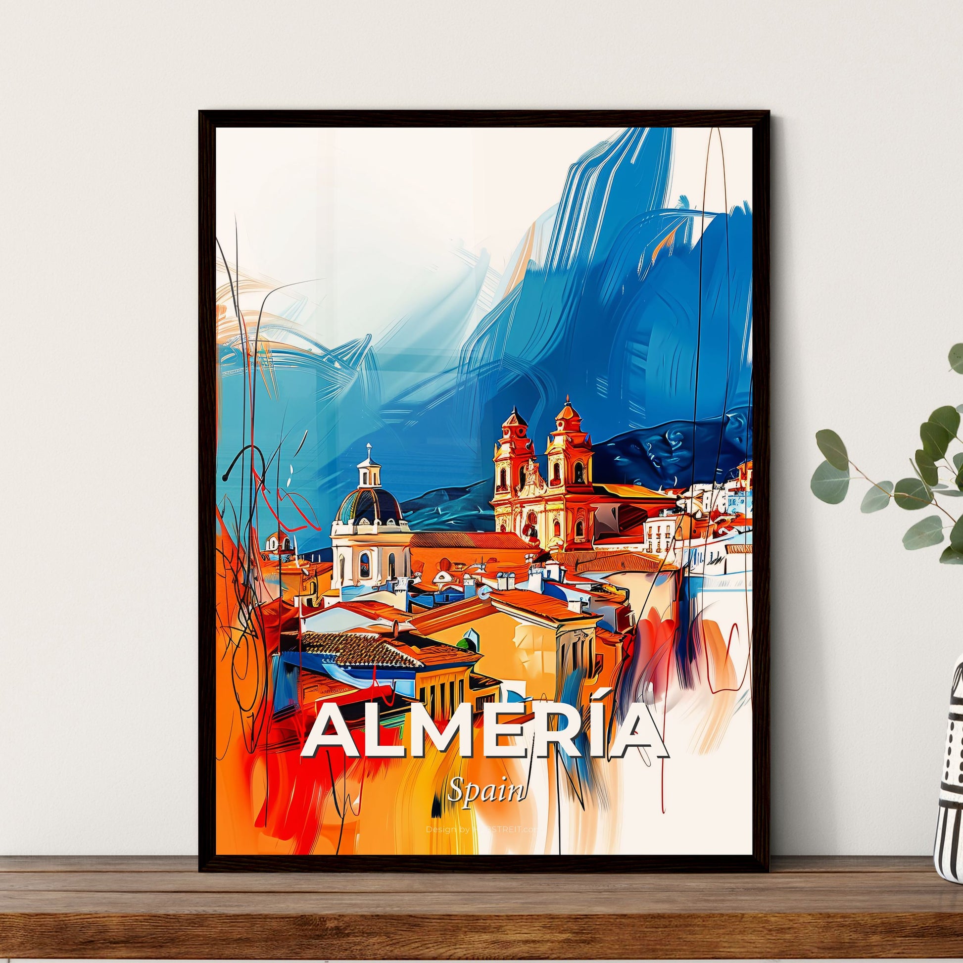 Vibrant Almería, Spain - A Painting Of A City