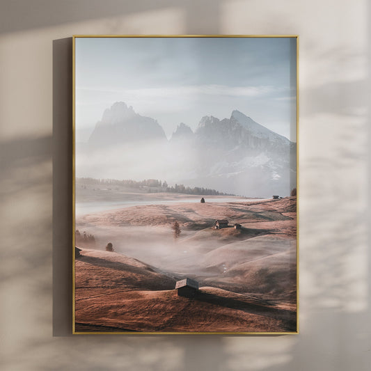 Alpe di Siusi Wall Art – Dolomites Landscape Photography Print