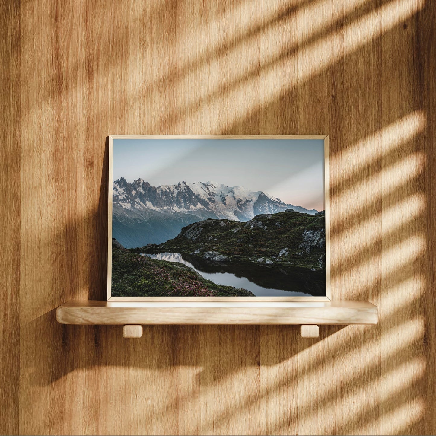 Lac de la Flégère, Chamonix Wall Art Print – Mont Blanc Alpine Lake Photography