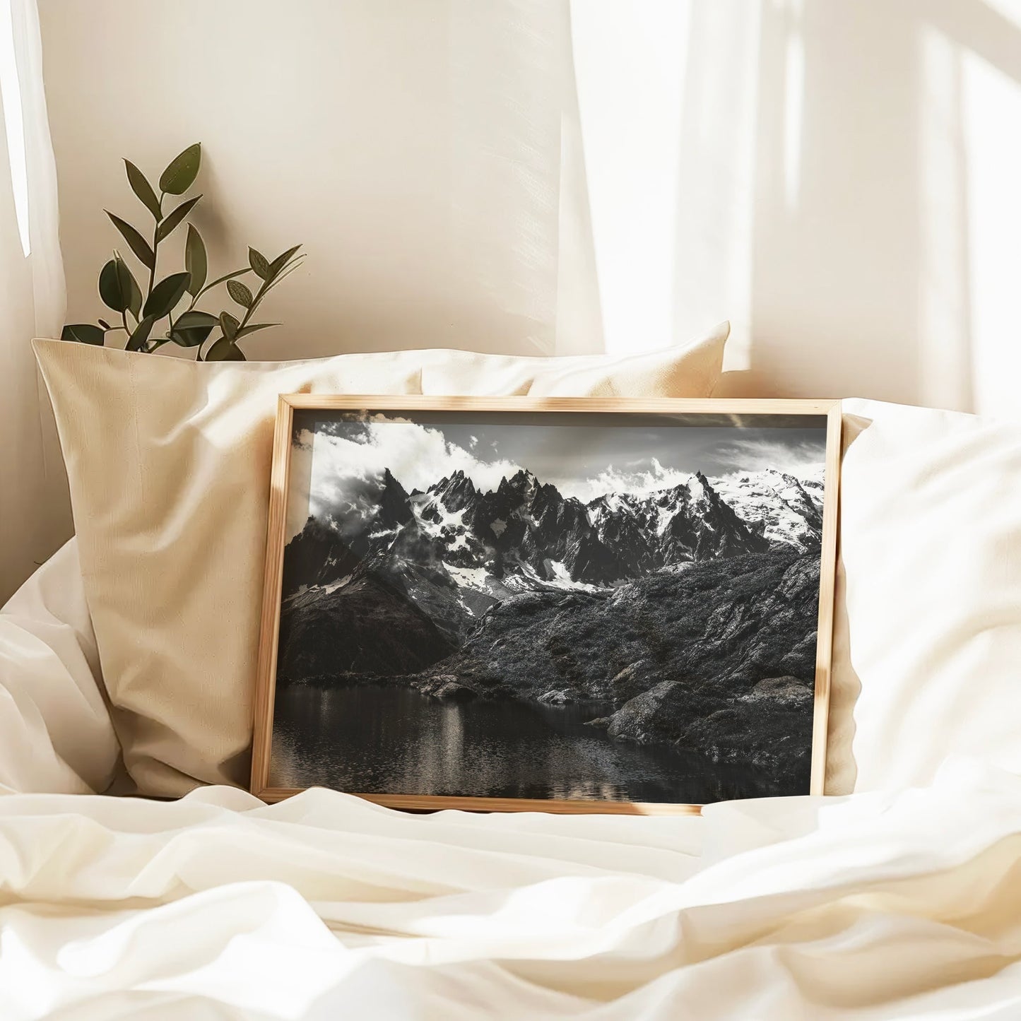 Lac Blanc Wall Art Print - Chamonix Mountain Landscape Photography