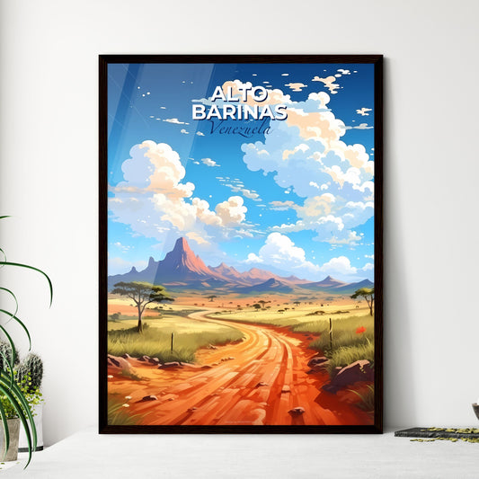 Desert Artwork: Vibrant Painting of Alto Barinas, Venezuela Skyline Default Title