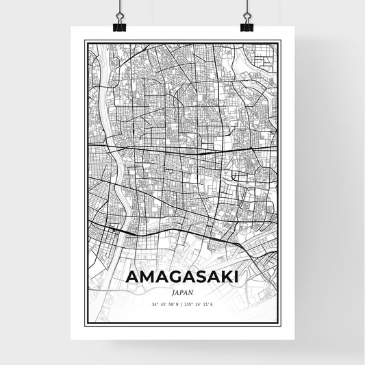 Amagasaki Japan - Premium City Map Poster