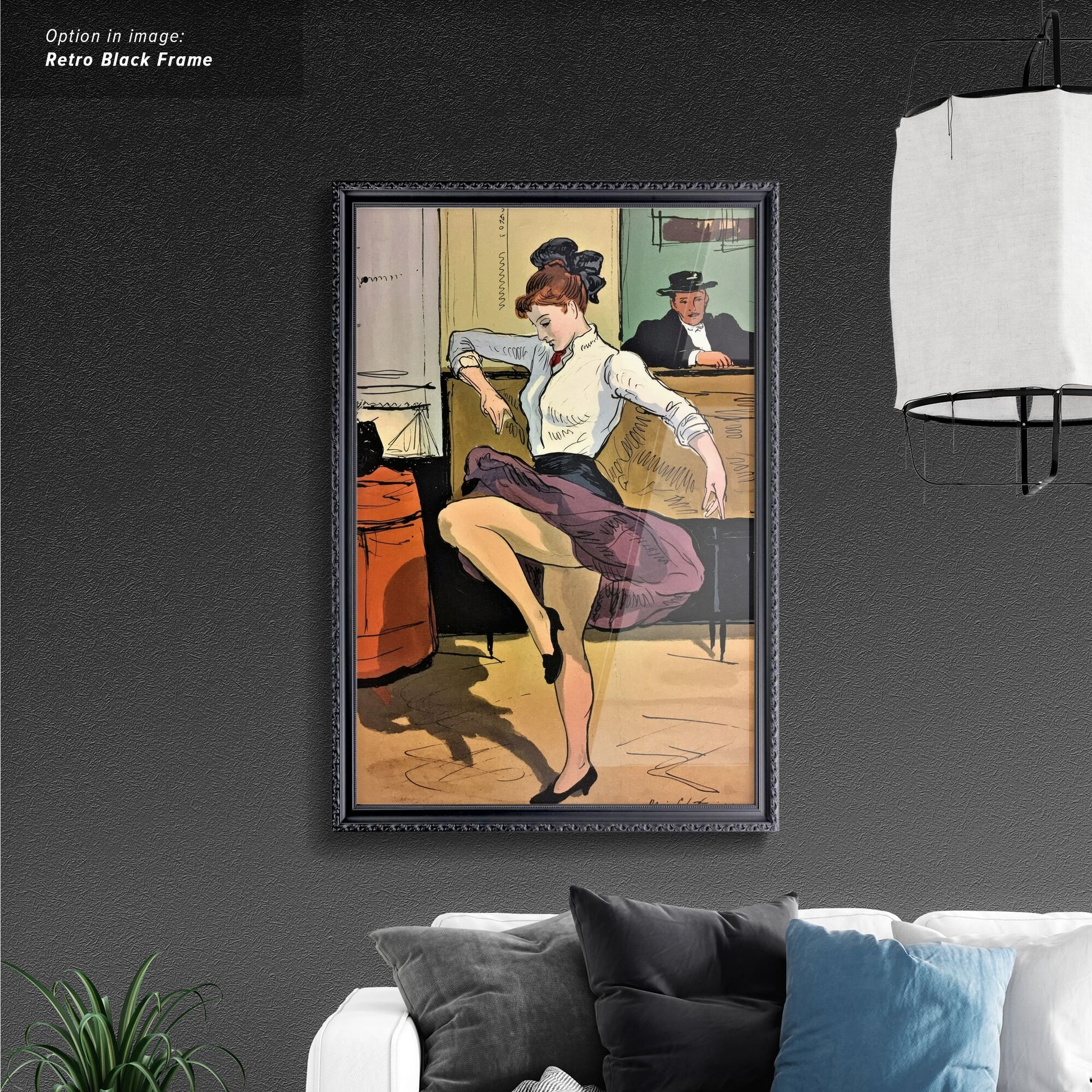 Woman dancing in a bar setting