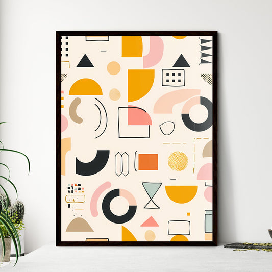 Complete Bundle of Aesthetic Pastel Abstract - Framed Art Print