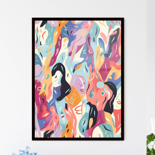 Complete Bundle of Aesthetic Pastel Abstract - Framed Art Print