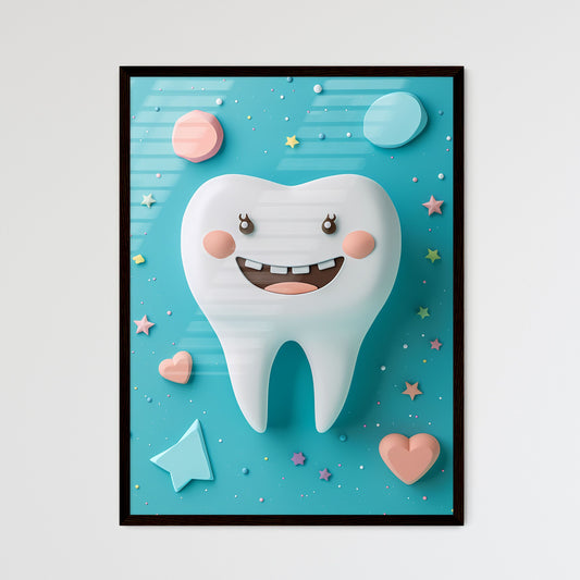 World Health Day Dental Tourism Social Media Campaign Poster with Cartoon Tooth Graphic for Health, Trust, and Beauty Default Title