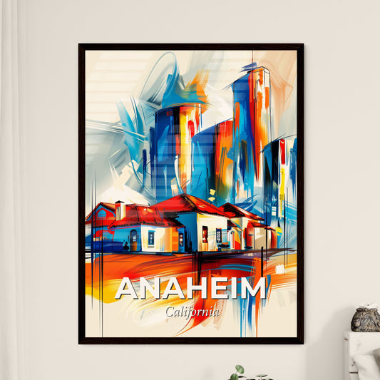 Vibrant Anaheim, California - A Painting Of A Building