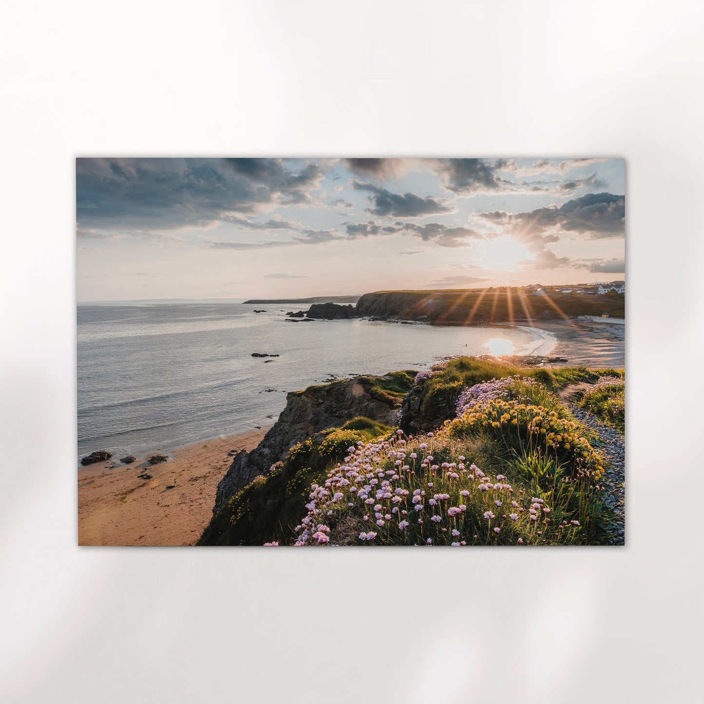 Annestown Beach Sunset, Ireland – Coastal Wall Art Print