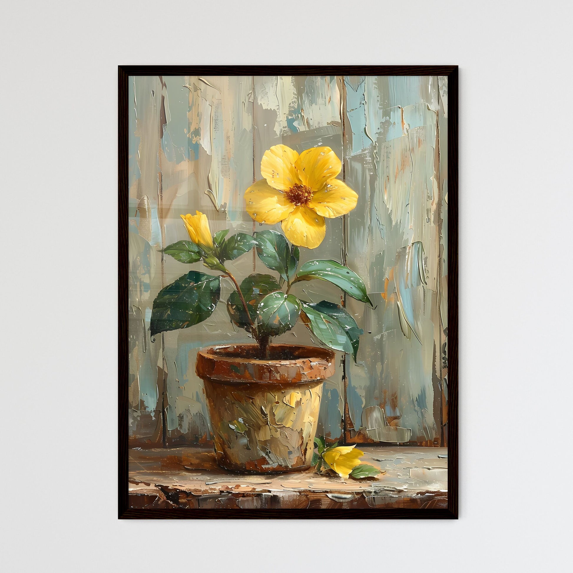Vintage Art Painting - Framed Art Print