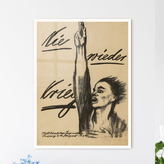 Nie wieder Krieg Poster Print by Käthe Kollwitz Art Print