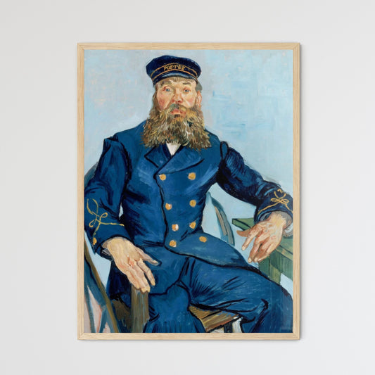 Portrait of the Postman Joseph Roulin – Vincent van Gogh Art Print