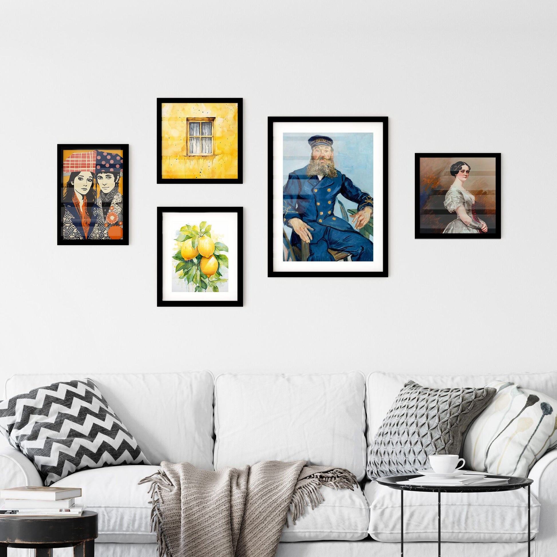 Portrait of the Postman Joseph Roulin – Vincent van Gogh Wall Art