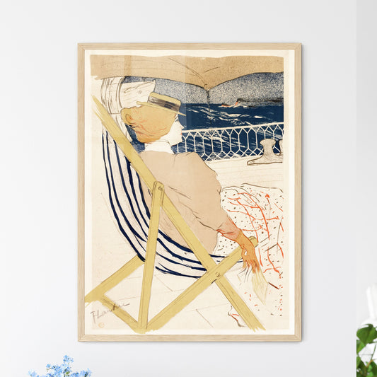 La Passagère du 54 by Henri de Toulouse-Lautrec Art Print