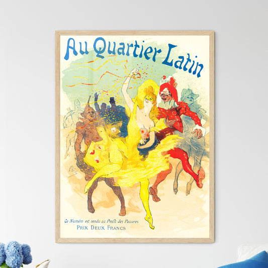 Au Quartier Latin – Jules Chéret Framed Art Print